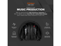 <b>Roland VMH-S100 Auscultadores Profissionais Alta Resolução Audio Multi-aplicações HI-RES AUDIO</b> <b>Roland VMH-S100 Auscultadores Profissionais Alta Resolução Audio Multi-aplicações HI-RES AUDIO</b>